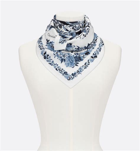 [DIOR] Jardin dHiver 90 Square Scarf 25JAH090I606